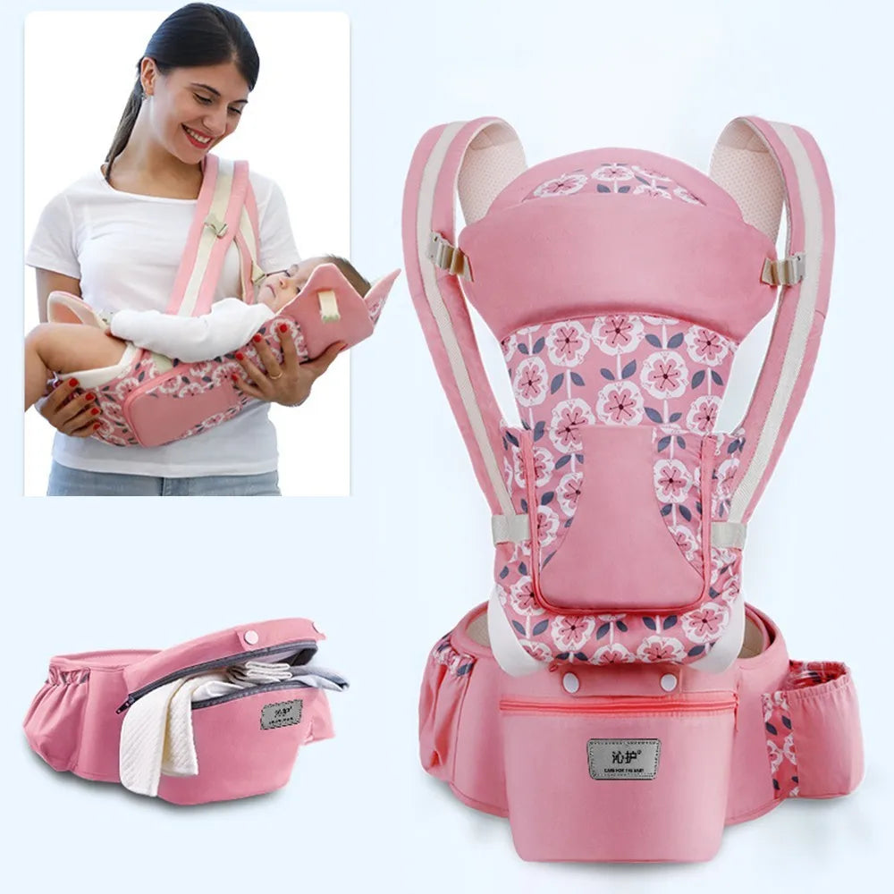 Hands-Free Baby Backpack – Ergonomic Hipseat Carrier