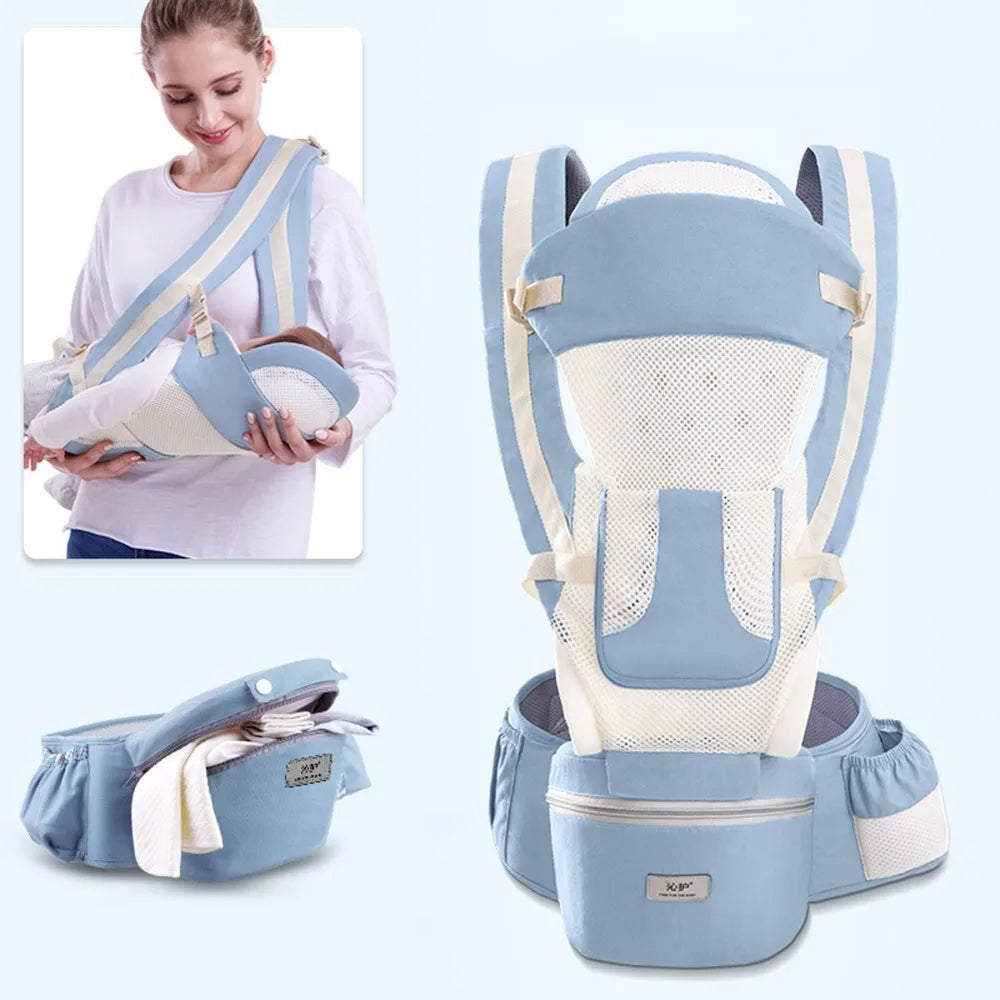 Hands-Free Baby Backpack – Ergonomic Hipseat Carrier
