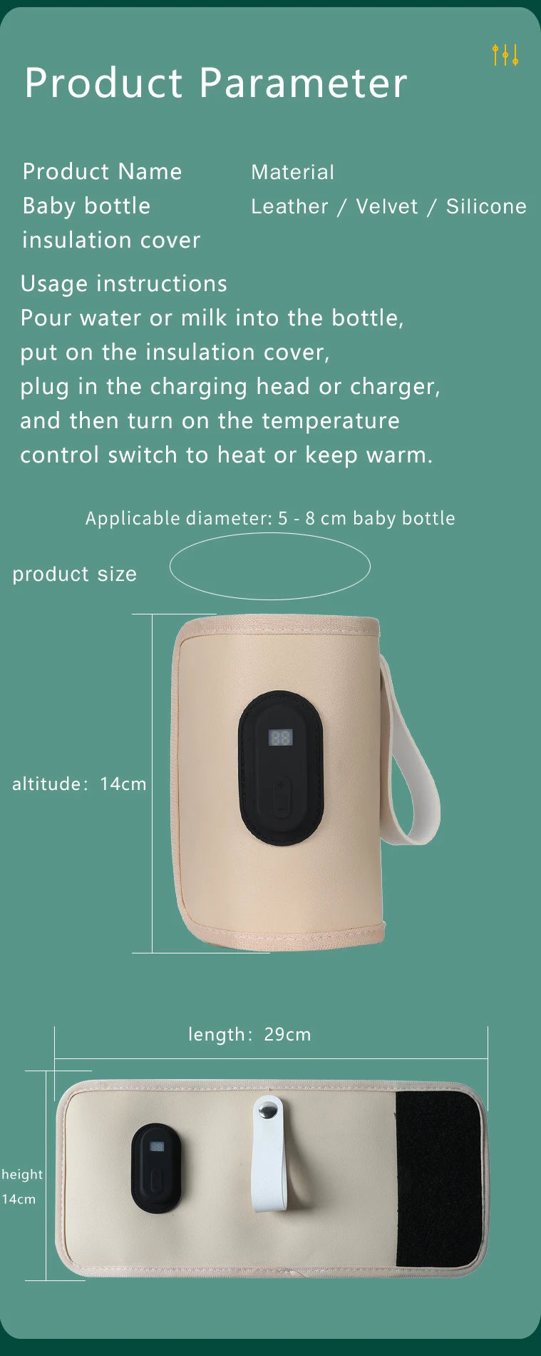 Portable Baby Bottle Warmer – Warm Milk Anywhere, Anytime