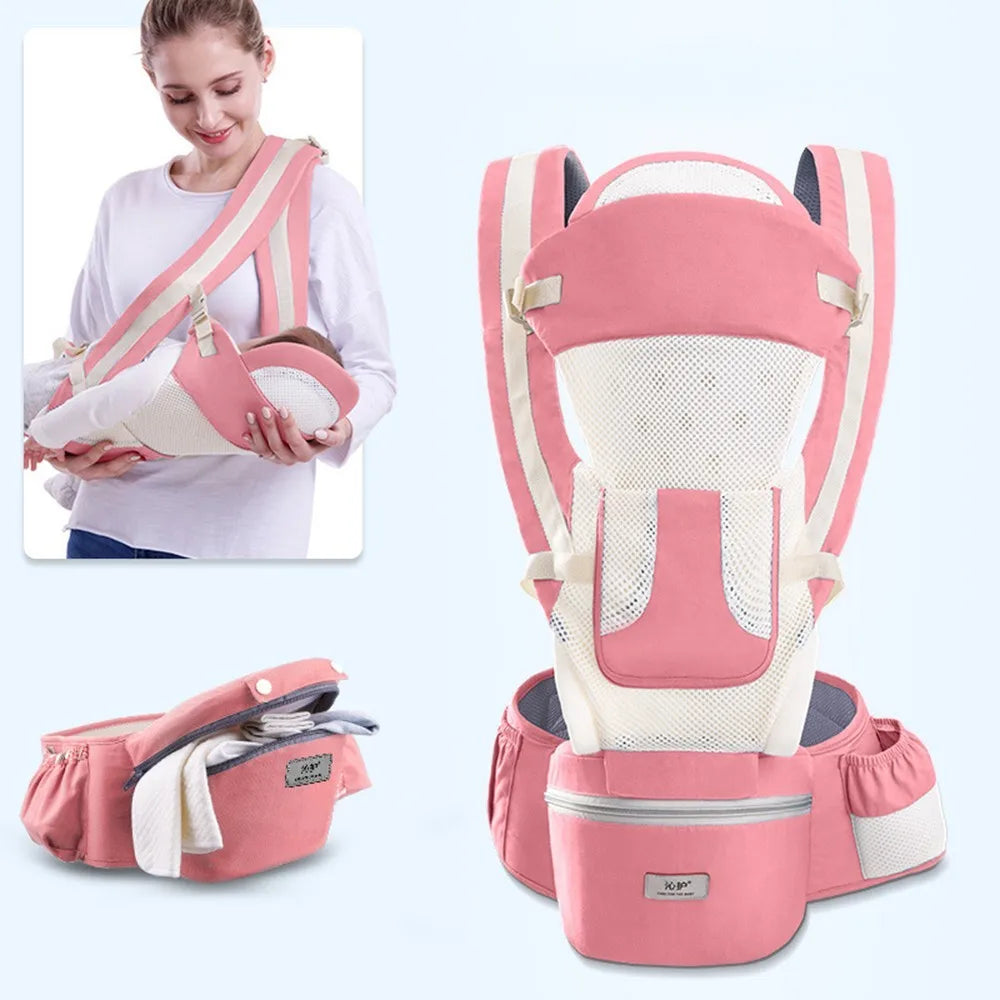 Hands-Free Baby Backpack – Ergonomic Hipseat Carrier