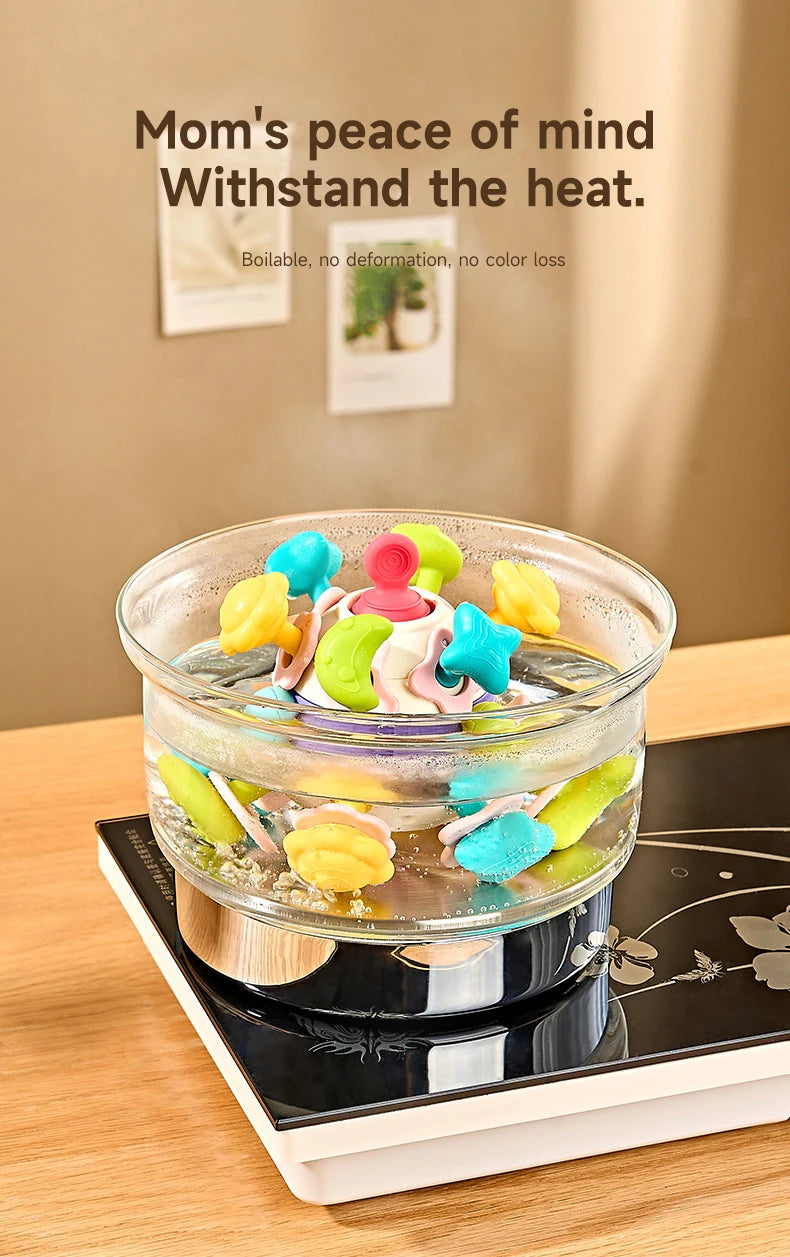 Soothing Teething Toy – Montessori Sensory Fun
