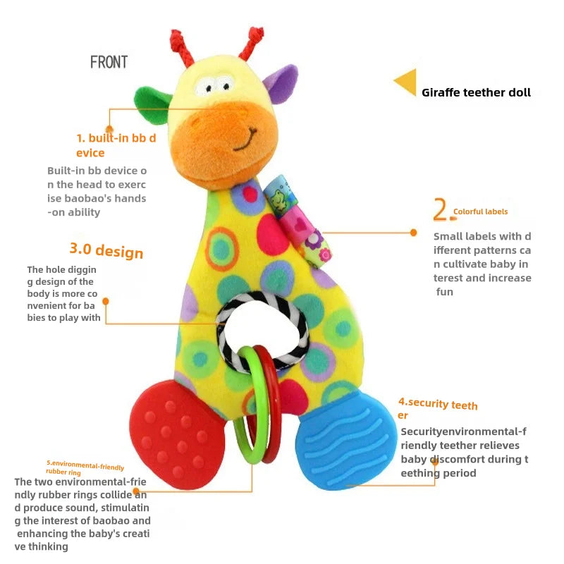 Infant Sensory Rattle Toy – Play, Teethe, Explore
