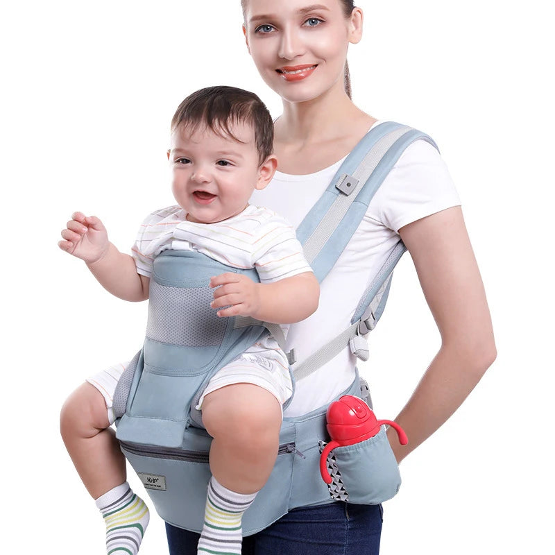 Hands-Free Baby Backpack – Ergonomic Hipseat Carrier