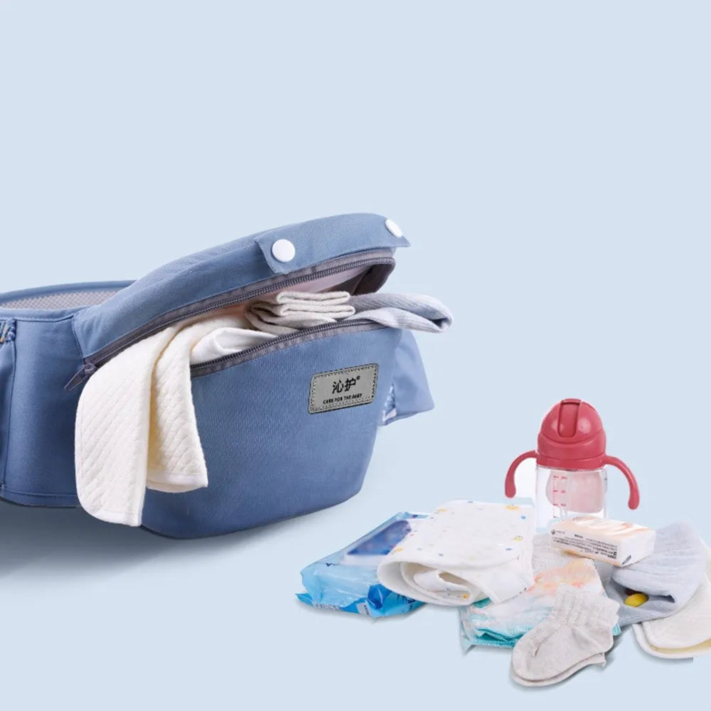 Hands-Free Baby Backpack – Ergonomic Hipseat Carrier