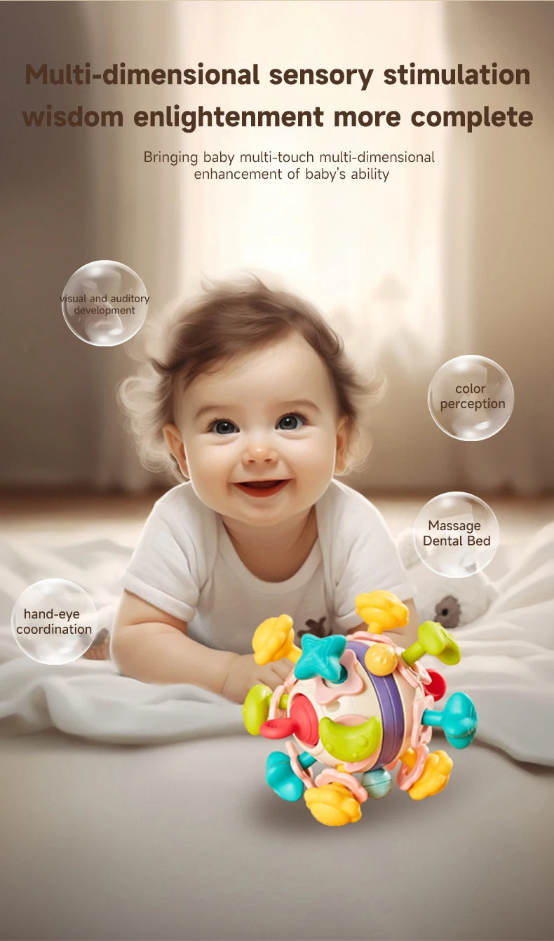 Soothing Teething Toy – Montessori Sensory Fun