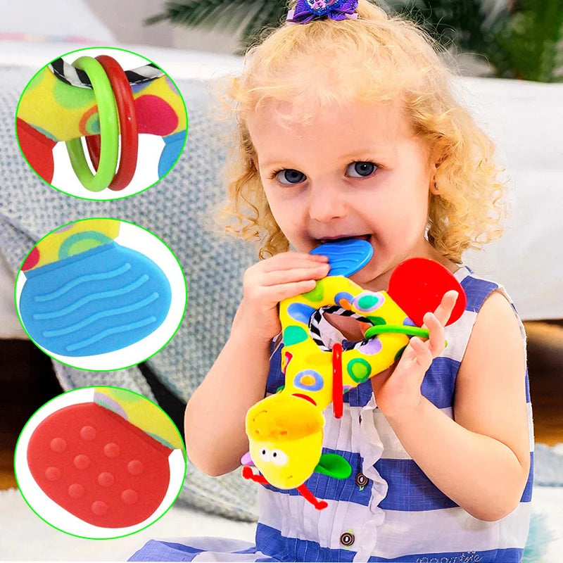 Infant Sensory Rattle Toy – Play, Teethe, Explore