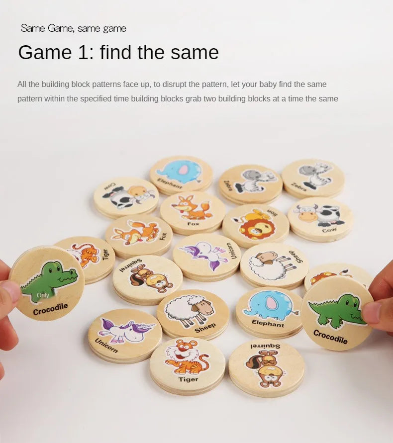 Kids Thinking Game – Montessori Pattern Matching Toy