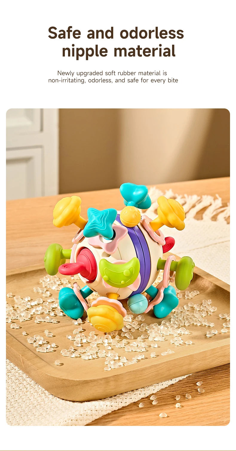 Soothing Teething Toy – Montessori Sensory Fun