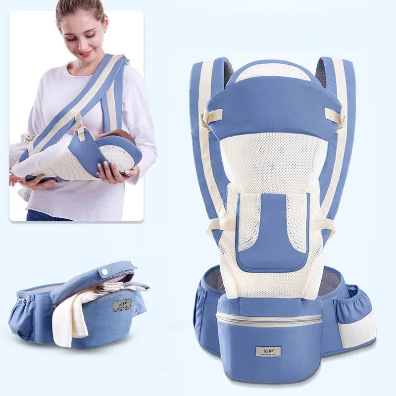Hands-Free Baby Backpack – Ergonomic Hipseat Carrier