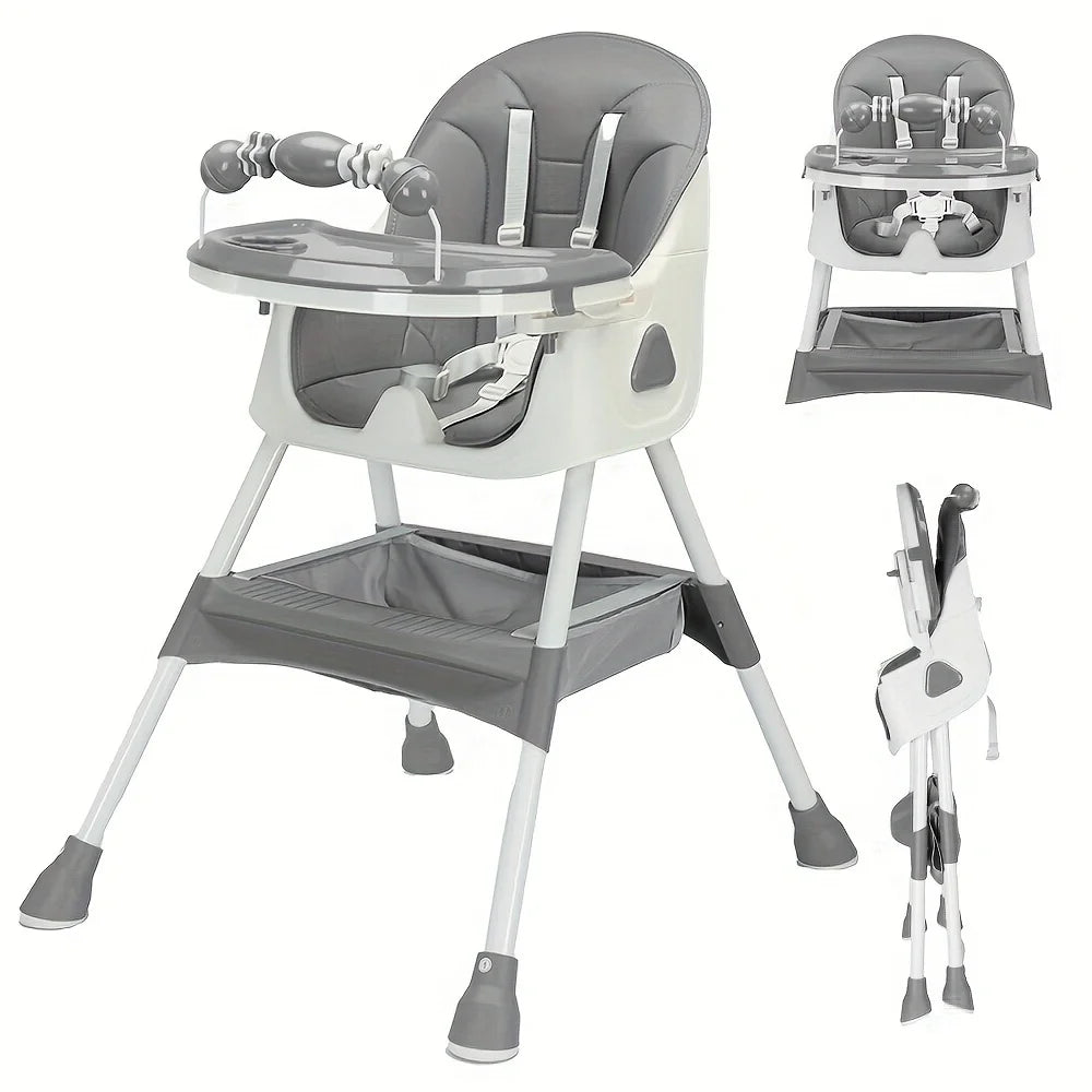 Foldable Baby High Chair – Safe, Comfy & Easy Mealtime