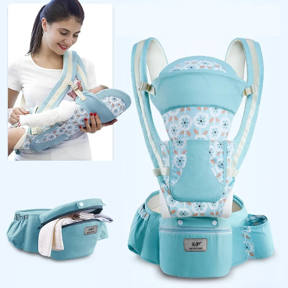 Hands-Free Baby Backpack – Ergonomic Hipseat Carrier