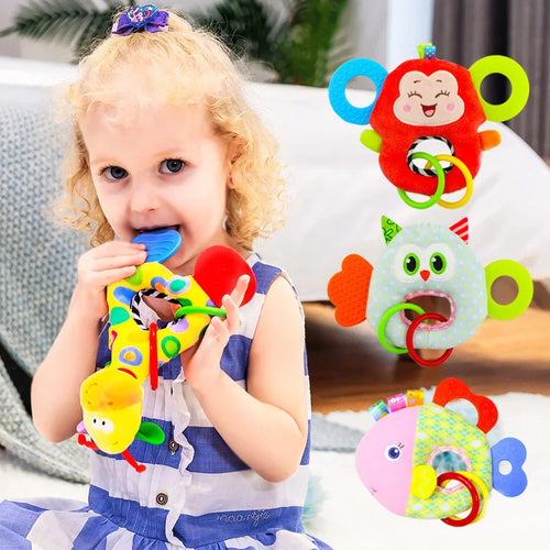 Infant Sensory Rattle Toy – Play, Teethe, Explore