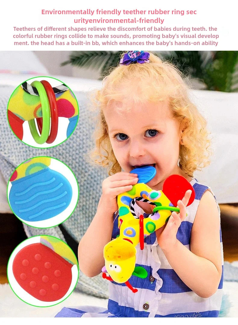 Infant Sensory Rattle Toy – Play, Teethe, Explore